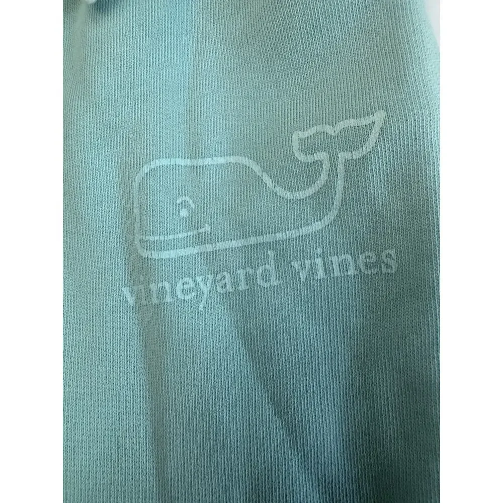 Vineyard Vines Kids Jogger Sweatpants 4T Mint Green Whale Logo Lounge